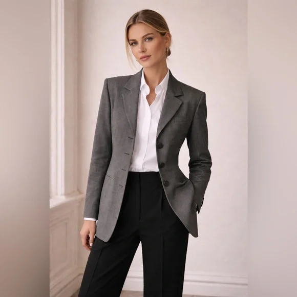 Zanella Italian Tailored Wool Blazer • Made in Italy - Picture 8 of 9